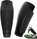 AT Sports Kids Shin Pads – Breathable Football Shin Pads Boys with Non-Slip & UV-Protective Cooling Nylon Shin Guards | Designed for Adolescent Football Players (72 g/1 Pair)
