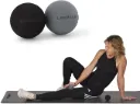 AT Sports Massage Ball Set, Ease Muscle Aches and Tension, 2 Densities to Change Firmness for Different Areas of Body