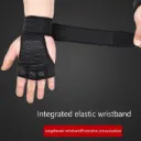 AT Sports Weightlifting Training Gloves Fitness Sports Body Building Gym Hand Wrist Glove