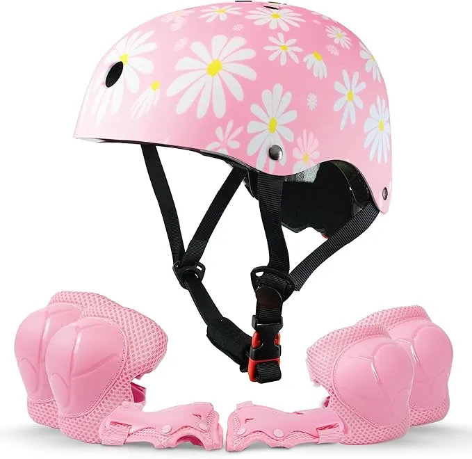 AT Sports Kids Bike Helmet age 3 to 12, Adjustable Safety Gear for Boys and Girls, Suited to Scooter, Cycling, Skateboard & Roller Skating - Protection for Boys & Girls (Black)