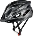 AT Sports Cycle Helmet, Lightweight Bicycle Helmet, Adjustable Mountain & Road Bike Helmets for Adults, 18 Vents with Adjustable Strap & Detachable Visor for Mens Womens (Head Sizes 58-62cm)