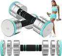AT Sports  Steel Adjustable Dumbbells Set 2.5kg 5kg 7.5kg 10kg 15kg 25kg Dumbbells Pair Hand Weights with Foam Handle for Men Women Home Gym Fitness Dumbbell Training