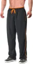 AT Sports Men's Tracksuit Bottoms Mesh Jogging Sweat Pants with Zipper Pockets Open Bottom Athletic Pants Loose Fit