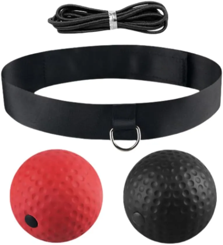 AT Sports Reflex Boxing Ball Kit, Hand-Eye Coordination and Reaction Training, for Kids and Adults