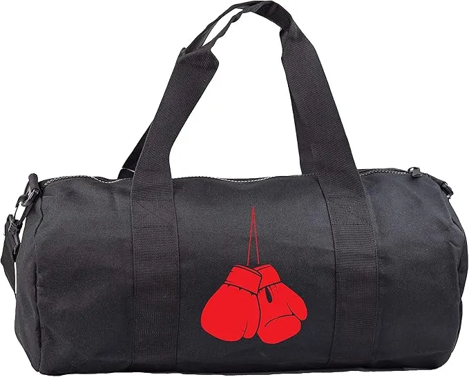 AT Sports Hippowarehouse Boxing gloves Gymwear Gym Duffle Cylinder Uniform Kit Bag 50 x 25 x 25cm 20 litres