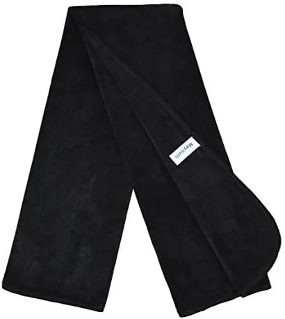 AT Sports Microfiber Sports Towels Fast Drying & Absorbent Gym Towel Workout Sweat Towels for Gym Fitness,Yoga, Camping 3-Pack 40cm X80cm,Black